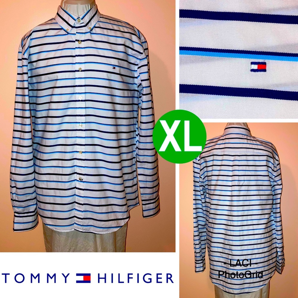 XL Tommy Hilfiger Oxford Button Down Long Sleeve